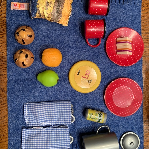 american girl picnic set